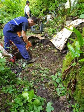 Sanacija črnega odlagališča – Banova jama 087